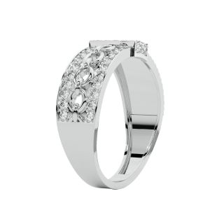 Evanica Round Diamond Ring For Men